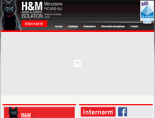 Tablet Screenshot of hmportesfenetres.fr